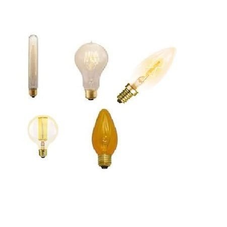 Vintage Bulb, Elec-D8300-8Ft, 2PK